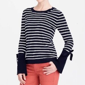 J. Crew Crew Neck Bell Sleeve Sweater - Size Medium